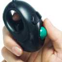 YUMQUA Finger Mouse, Handheld Trackball Mouse Fingertip Mini 4D USB Hand Held Wired Pointer Thumb Ball Mice with Roller for Laptop Mac Window Computer Fits Left and Right Handed Users