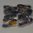 Shappy 10 Pcs Graded Pinch Exerciser Grip Finger Strength Trainer Pinch Clips Rehab Thumb Exerciser Hand Therapy Equipment for Recovery Conditioning from Injuries Surgery, 5 Colors