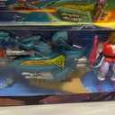 Prince Adam Sky Sled & Figure Masters of the Universe Retro Action Figure Set 5.5", 5 inches tall