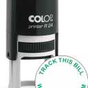 Where's George Round Rubber Stamp (Green)