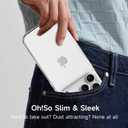Compatible with iPhone 17 Pro Max Case Cute Gradient Clear Scratch-Resistant Back Shockproof Protective Cove 6.9 inch, Crystal Clear