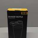 Stainless Steel Shaker Bottle with Noise-Free Design - Patented 24 oz Insulated Metal Shakers Bottles Cup for Protein Mixes and Pre Workout 100% Leak Proof (Steel)