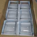 Set of 6 Square Glass Vases for Centerpieces  4" x 4" x 4" Clear Short Vases, Flower Vase, Plant Terrariums, or Candle Holders for Wedding Centerpieces, Office Decor, Home Dcor, Parties