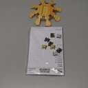 Yellow Mountain Imports Mexican Train Dominoes Accessory Set (5.8-Inch Wooden Hub Centerpiece, Die-Cast Metal Train Markers, and 60-Sheet Scorepad)