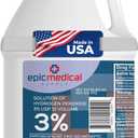 3% Hydrogen Peroxide - First Aid Antiseptic & Multipurpose Cleaner - Topical Wash for Cuts, Scrapes and Minor Cuts - H2O2 Hydrogen Peroxide 3 Percent USP Solution (1 Gallon)
