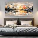 Abstract Wall Art Decor Large Wall Art for Living Room Abstract Canvas Art Wall Decor Modern Colorful Wall Art Prints Canvas Wall Art Pictures Artwork for Walls Bedroom Office Decor 24" X 48"