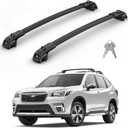 330Lbs Roof Rack Cross Bars Compatible with Subaru Forester 2014-2026 (Not for Wilderness), Heavy Duty Aluminum Roof Rails Top-Mount Crossbars Rooftop Luggage Racks Cargo Carrier