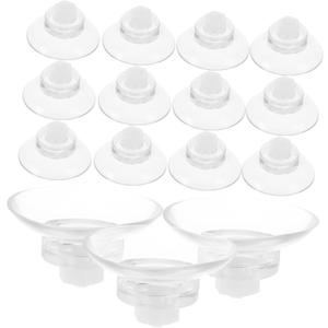 16Pcs Heavy Duty Suction Cups with Screw Nut for Glass Fish Tanks Practical Aquarium Accessories for Secure Decoration Fixing and Easy Installation
