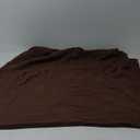 Carriediosa 100% Cotton Muslin Throw Blanket 70" X 80" Twin Size4-Layers Summer Gauze Throws for Bed CouchSoft Lightweight Breathable Linen Blankets Bedspread for Adults All SeasonDark Brown