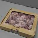 MACTING Artificial Flower Roses Real Touch Fake Flowers with Stem 30PCS Foam Roses for DIY Wedding Bouquet Table Centerpieces Party Holiday Home Spring Valentines Day Decorations(Warm Taupe Nude)