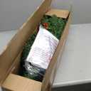Costway 1.8M Artificial Christmas Tree Pre-lit Pencil Tree Xmas Decor w/390 Tips Home Office Party | Christmas Trees | Home Decor & Homewares