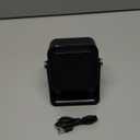 Induction Speaker with Phone Stand 5 in 1 Wireless Induction Bluetooth Audio for iPhone Android Phone Speakers Amplifier with Rechargeable Colorful Light, Birthday Gifts for Men Women Teens (Black)