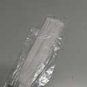 Boao 50 Pieces Christmas Clear Banisters Ties 10 Inch Reusable Holiday Garland Tie Flexible Nylon Wire Self Locking Tie for Craft Gift