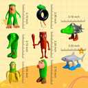 Tralalero Tralala Action Figure,Tung Tung Tung Sahur, BRR BRR Patapim,Collectible Animals Figurine Doll Gifts for Fans (Pack of 8)