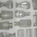 36Pcs Bud Vases Set Small Vintage Glass Bottles Clear Bud Vases in Bulk Multiple Shape Cute Glass Vases for Rustic Wedding Centerpieces Table Decorations and Home Decor(Clear)