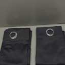 ChrisDowa Grommet Blackout Curtains for Bedroom and Living Room - 2 Panels Set Thermal Insulated Room Darkening Curtains (Dark Grey, 42 x 63 Inch)