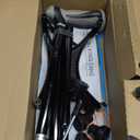 Rehand Quad Cane, Walking Cane with Ergonomic Handle Ever and Graceful 4-Pronged Base for Extra Stability, Adjustable Walking Sticks for Right or Left Handed Men & Women and Seniors (Black2)