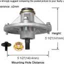 q&p 117-1192 Spindle Assembly Bracket Replaces Toro 117-1192 285-933 110-6866 Height 5 1/2" (140mm)