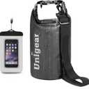 Unigear Dry Bag Waterproof, 2L/5L/10L/20L/30L/40L Floating and Lightweight Bags for Kayaking, Boating, Fishing, Swimming and Camping with Waterproof Phone Case