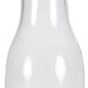 KooK Glass Carafe, Mimosa Bar Supplies, Carafe Pitchers with Lid, Set of 3, Glass Water Pitcher, Drink Dispensers for Parties, Tea, and Juice, Plastic Lids, Dishwasher Safe, 20oz and 40oz