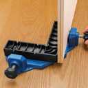 Rockler Clamp-It Corner Clamp Jig - Glass-Filled Polycarbonate Woodworking Clamps - Corner Clamps to Hold Panel Parts Together - Right Angle Clamp for Fastening Work - Woodworking Tools