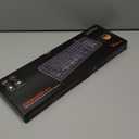 Perixx PERIBOARD-317 Wired Backlit USB Keyboard, Big Print Letter with White Illuminated LED, US English Layout,Black