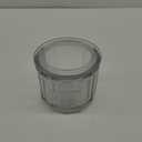 Creative Co-Op Round Pressed Glass Salt Cellar