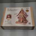 ROKR Cuckoo Clock Mechanical 3D Wooden Puzzle Kit for Adults, DIY Wooden Clock Model Building Set, Unique Home Decor Gift for Women Men