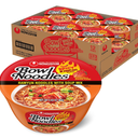 Nongshim Kimchi Instant Ramen Noodle Bowl Soup Mix, 3.03 Ounce (Pack of 12) Korean Ramyun with Veggies, Microwaveable,  BBD April 12, 2027