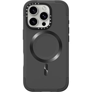 CASETiFY Force Case for iPhone 16 Pro [Slim / 6.6 ft. 3X Military Grade Drop Protection/Compatible with Magsafe] - Smoke