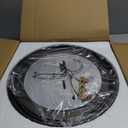 16 inch Flush Mount Ceiling Light, 3-Light Close to Ceiling Light Fixtures with Oil Rubbed Bronze Finish for Livingroom Bedroom Kitchen Diningroom(Oil Rubbed Bronze)