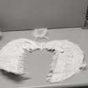 Angel Wings and Halo White Adult Angel Wings for Kids Party Children's Boys Girls Christmas