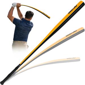 Golf Swing Trainer,Flexible Weighted Golf Warm-Up Stick for Swing Speed,Strength,Tempo & Flexibility Training,Golf Training Aid for Indoor & Outdoor Practice Chipping Hitting