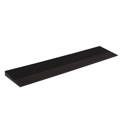 1" Rise Threshold Ramp, 35.4" Wide Natural Rubber Door Ramp Wheelchair Ramp, 1500 LBS Capacity, Non-Slip Solid Rubber Threshold Ramp Used for Thresholds,Doorways and Bathroom
