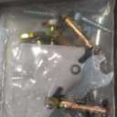 Hand Rails for Outdoor Steps-Adjustable Angle 6-7 Steps Stair Handrail-Galvanized Aluminum Alloy-600 lb LC-Indoor Stair Railing Kit-Waterproof Exterior Porch Railing-Deck Hand Rail for Concrete Wood (Straight)