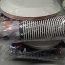 3 x 154pcs 4th of July Party Supplies Set for 24 Guests, Patriotic Decorations and Tableware with Paper Plates, Napkins, Cups, Cutlery, Tablecloth, USA Banner, Balloons for Independence Day Memorial Day