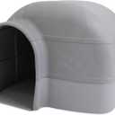 Petmate Husky Dog House for Dogs Up to 90 Pounds, Grey, Made in USA