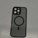 Designed for iPhone 16 Pro Max Case, Compatible with MagSafe, with Privacy Screen Protectors X2, [Camera Protection] [15FT Military Drop Protection] Shockproof Phone Case 6.9 inch, 2024, Black