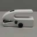 Handheld Sewing Machine for Beginners, Portable Mini Sewing Machine with Two Speed Modes, Easy to Operate and Fast Stitch Suitable for Clothes, Fabrics and Quick Home Repairs (White)