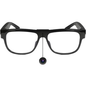 ALFOINE 1080P Camera Glasses with Built-in 32GB Storage, Hands-Free HD Video Recording Glasses for Outdoor Sports, Cycling, and Travel  No Bluetooth, No App, No AI