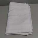 sancua Rectangle Tablecloth - 60 x 84 Inch - Stain and Wrinkle Resistant Washable Polyester Table Cloth, Decorative Fabric Table Cover for Dining Tables, Buffet Parties and Camping, White