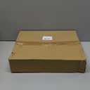 Goldenwarm Double Front Door Lock Set, Black Double Door Handle with Dummy, Double Classic Front Door Hardware Set with Reversible Wave Handle Lever, Matte Black Double Entry Door Lock Set (1 Pack)