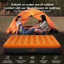 Luxchoice Air Mattress Queen with Cordless Rechargeable Air Pump 9'' Camping Self Inflating 2 Mins Inflatable Air Blow up Mattress for Home Guest Outdoors Portable Hiking Travel Gift for Mom