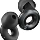 Loop Switch 2 Adjustable Ear Plugs - 3 Noise Relief Modes for Ultimate Control | Flexible Earplugs for Focus, Travel, Socializing, Festivals & More | 20-26 dB (SNR) Reduction (Black)