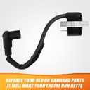 Ignition Coil 21171-7034 Compatible with Kawasaki FH381V FH430V FH480V FH500V FH541V FH580V FH601D FH641D FH680D FH721D FH770D Engines Replaces 21171-7001, 2Pcs