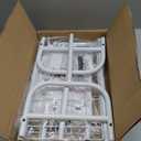 Kids Clothing Rack, Small Clothes Shelf with Metal Storage Shelf, Kids Dress Up Storage Rack, (White)