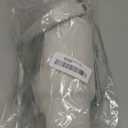 BLUEGO 40 oz Glass Water Bottle with Straw, Leakproof and Time Marker, Wide Mouth for Travel, Gym and Workout, White