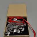 Baby's First Christmas Ornament 2025 My 1st Christmas Mobile Ornament for Girls Boys Newborn Gifts Decor New Baby Keepsake with Hanging Bear Duck Carriage Rattle Pacifier Bottle