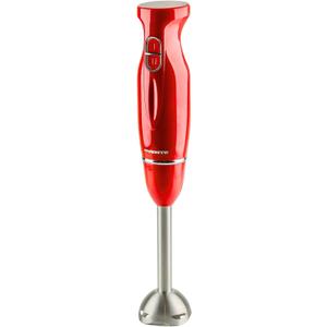 OVENTE Immersion Hand Blender, 300W Electric Handheld Portable Stick Mixer with 2 Mixing Speed and Stainless Steel Blades for Effortless Blending Smoothies, Shakes, Puree or Baby Food, Red HS560R