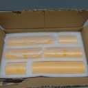 12 Pack Pure Beeswax Pillar Candles, 2x3/6/8 Inch, Natural Mild Honey Scent, Long Burning, Smokeless & Dripless for Home Decor & Prayer